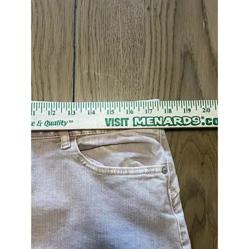 Wash Lab Denim Pink Mini Jean Skirt Size 32 Frayed Hem Party Sexy Casual Raw Hem