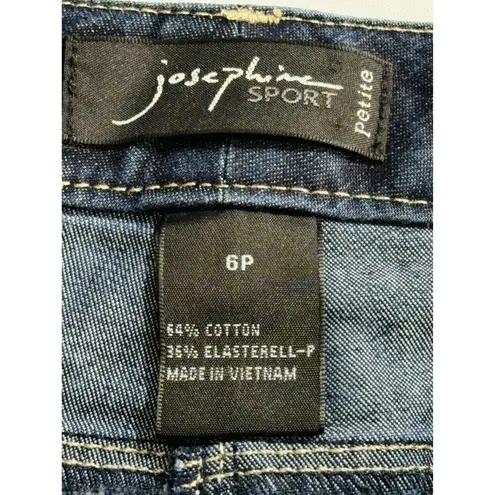 Josephine Sport Jeans Petite Women's Dark Wash Denim Size 6P