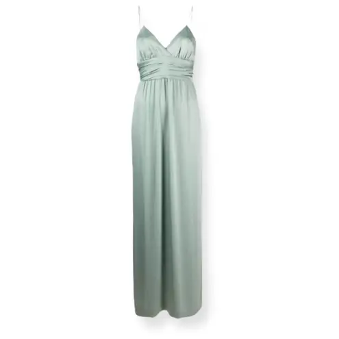 Ba&sh Rixelle Maxi Dress Light Green Large
