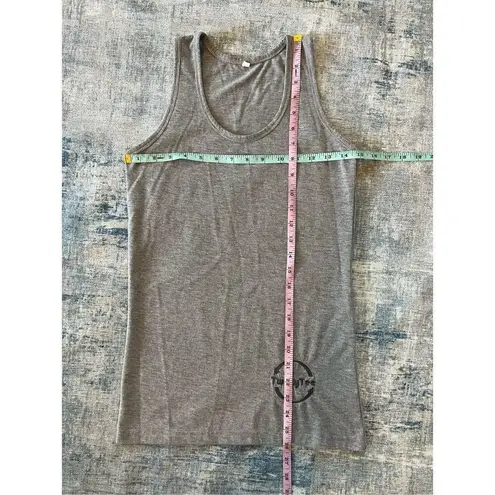 Twisty Tee Gray Bottle Opening Tank Top Medium Gray