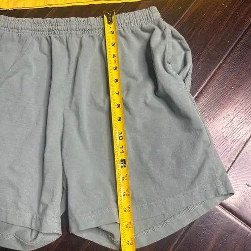 Los Angeles Apparel Drawstring waist shorts & crewneck crop top t-shirt casual coastal boho lounge