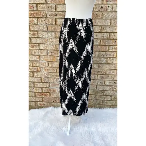 Badgley Mischka NWT Badgely Mischka Kayla Printed Midi Skirt