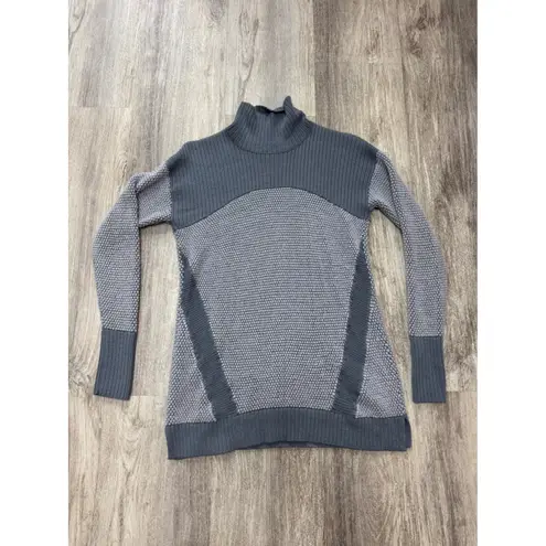 Lululemon Warm & Restore Sweater Sz 10 In Magnet Grey / Starlight Gray