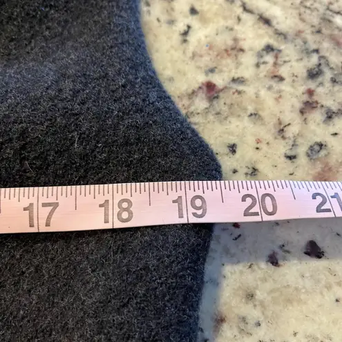 MOTH Charcoal Gray Black Waterfall Collar Sleeveless Wool Vest Cardigan XS/S