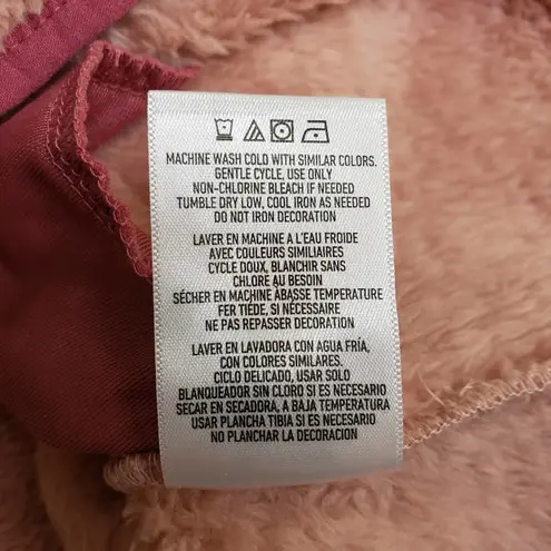 Spyder Womens L Cozy Quarter Snap Pullover in Misty Rose NEW