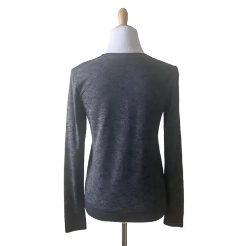 Lululemon  Breeze By Long Sleeve Polar Spots Lunar Rock / Graphite Grey Size 10