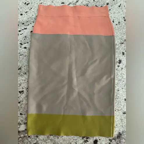 BCBGMAXAZRIA NWT  bcbg Scarlett Colorblock‎ Y2K bondage Skirt S