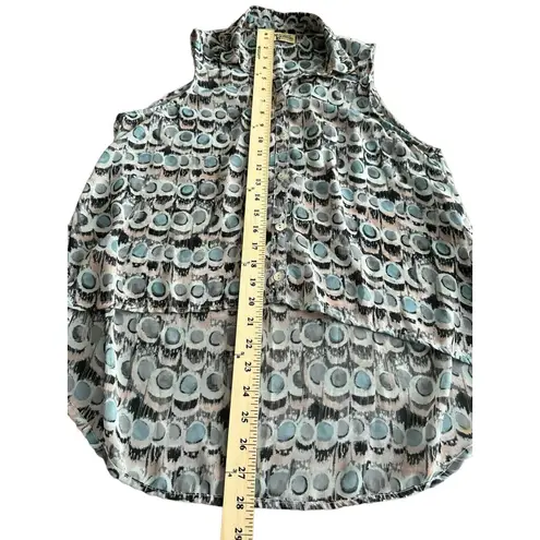 Show Me Your Mumu Sleeveless Size Small Button Up High Low Design Top #GH13