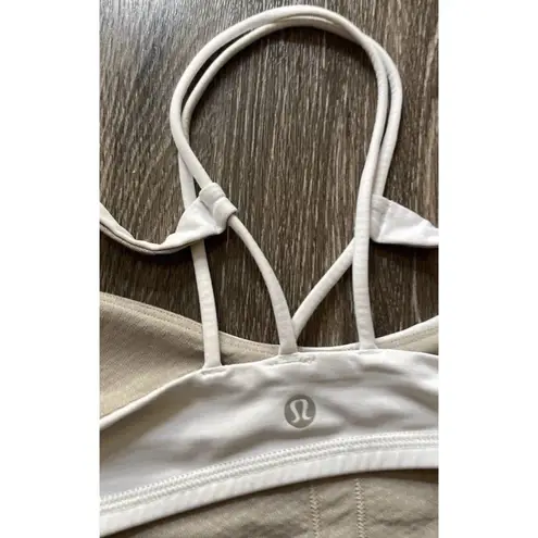Lululemon Align Tank Top Cropped White Size 10 Yoga Gym Workout Activewer