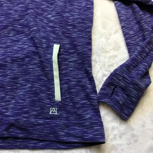 Avalanche Women's Purple Quarter Snap Long Sleeve Pullover Size M Running