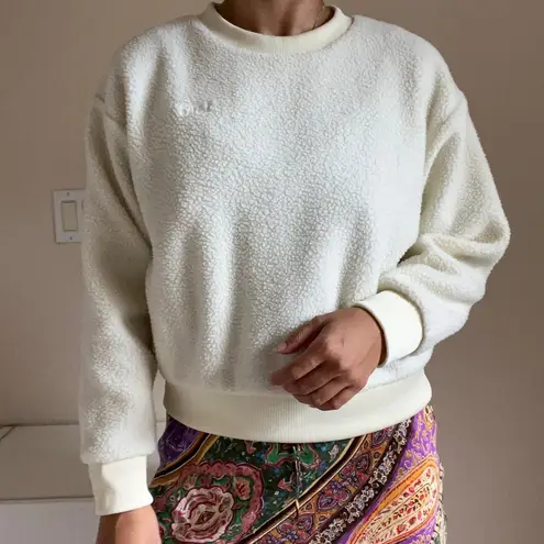 Levi's Levi’s Women’s Cream Sherpa Crewneck Sweatshirt Size XS