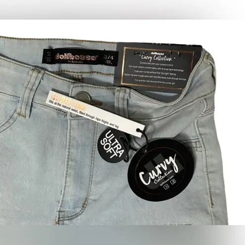 Dollhouse Curvy Faded Skinny Jeans