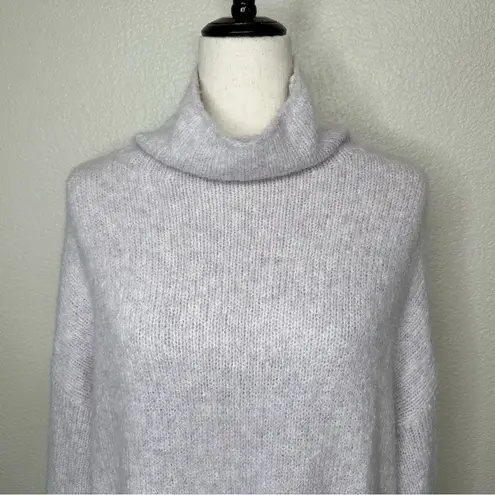 Aerie  Alpaca Wool Blend Mock Neck Oversized Fuzzy Soft Sweater