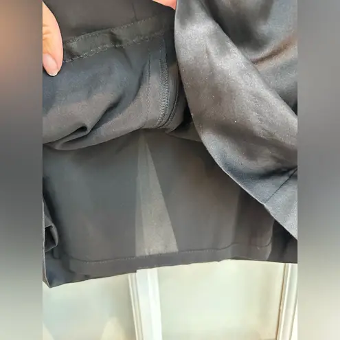 Nicole Miller Classic Timeless Black Silk Corset Bow Strapless Dress Size 6 S