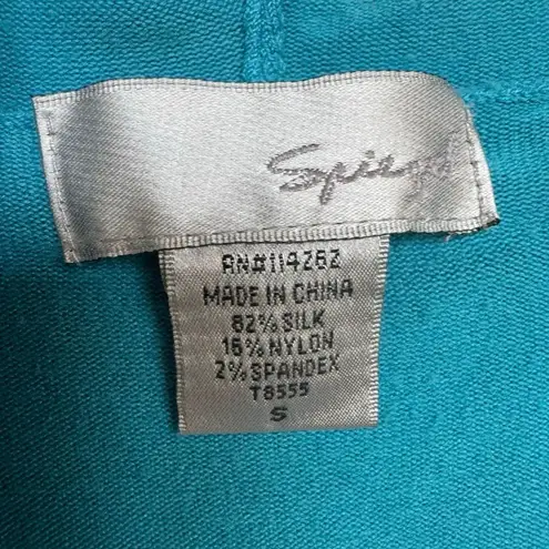 Spiegel Silk Blend Hooded Cardigan Robe S