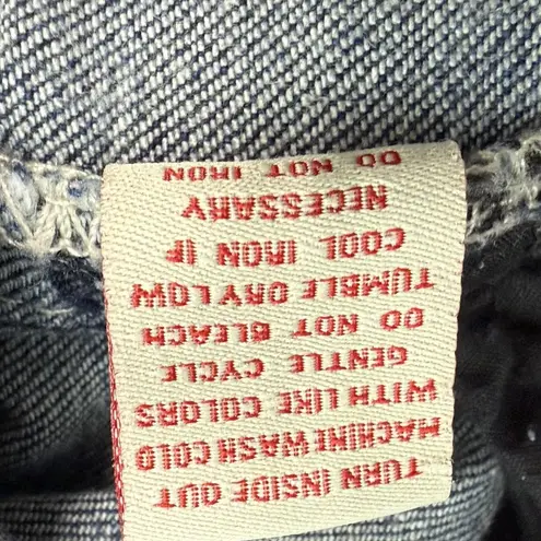 Reba Jeans Womens 8 Blue Bootcut Western Embroidered Rhinestone Stretch 30x30