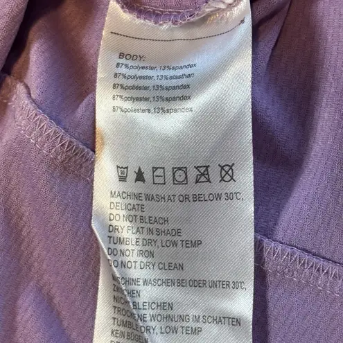 Baleaf purple sleeveless athletic tank golf tennis UPF50 womens light size M