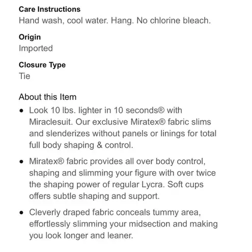 MiracleSuit One Piece Swimsuit w Tummy Control Wine Red Women’s Size 8 NEW