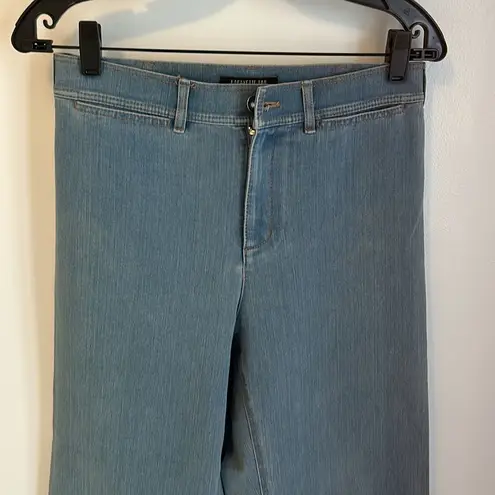 Lafayette 148  NY Clarke Ombré Wide Leg Jeans