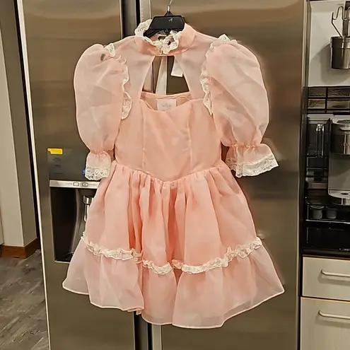 💕SELKIE💕 The Luaua 18th Dress ~ Pink Floral Print Small NWOT