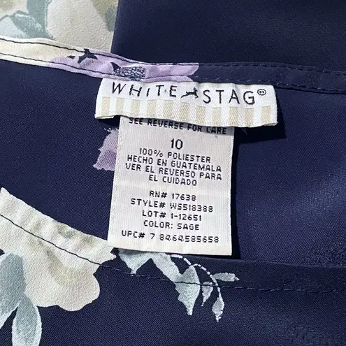 White Stag VTG 1997 Maxi Floral Shift Dress Size 10