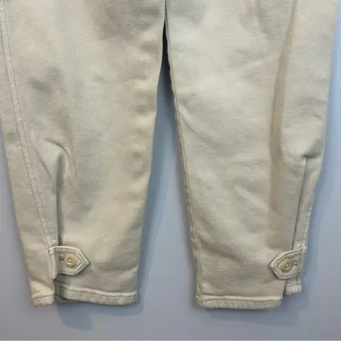 Wilfred Aritzia Cream Modern Cargo Utility Denim Pants Size 4