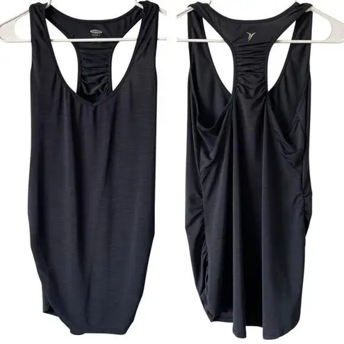 OLD NAVY Maternity Activewear Tank Top Size Medium Tall Heather Gray Athletic