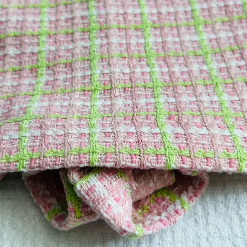 ZARA  Textured Tweed Shorts Skort High Waist 3590 728 620 Medium M Pink NEW