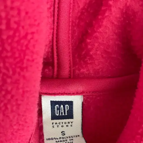 Gap  Fleece Pink Zip Up Hooded Jacket