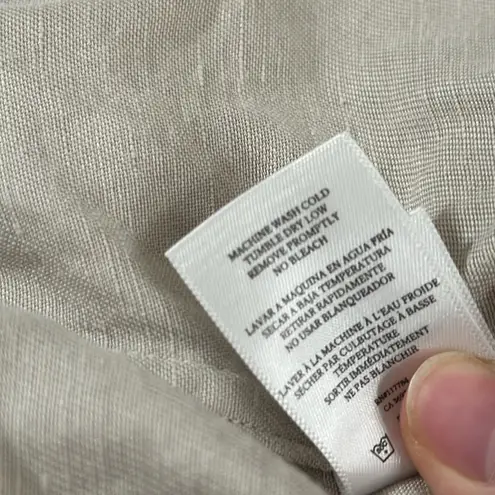 Rails Collins Linen Blend Utility Jacket White Mini Cheetah print size S