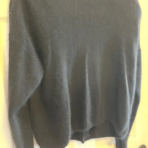 Women's VTG Black Beaded Gemstone Embellished Cardigan Sweater Size 22/24 Silk