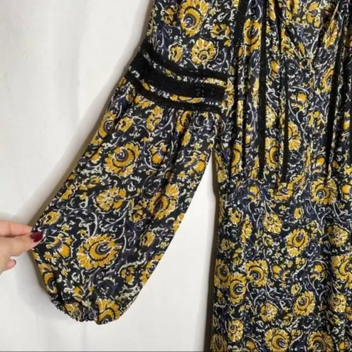 Veronica Beard Blue and Yellow Ida Dress Size 2