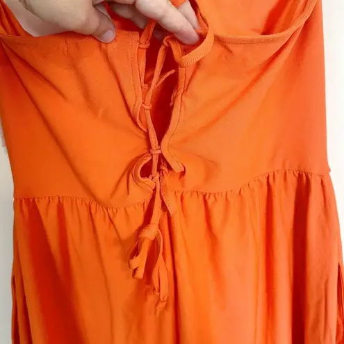 Abound NWT  High Neck Orange Romper - Size: Medium - Image 7