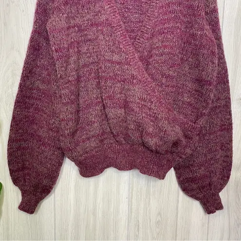 Free People  Karina Wrap Sweater Wool Mohair Alpaca size XS Extra Small