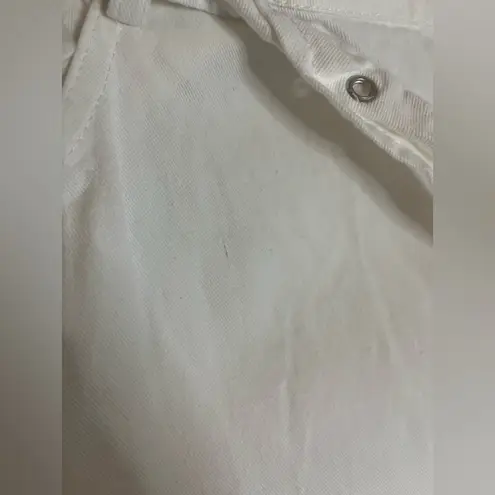 Missguided Plus White Zipper Tactical Cargo WideLeg BaggyLounge Pants Pockets 18