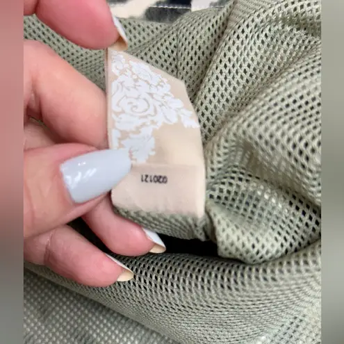 Soft Surroundings Go Lively Shibori Hooded Anorak Jacket Size L Zip Snaps Lined