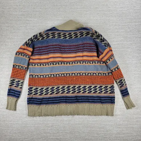 Kirra Wool Blend Toggle Cardigan Sweater Shawl Collar Boho Fall Knit Small