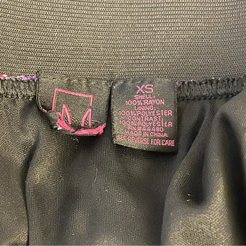 None Floral Tulle Skirt - Rose Print with Tutu Layers. Size XS