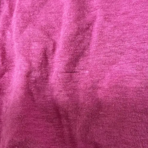 H by Halston Halston Women's Pink Linen Tank Top Sleeveless Casual Summer