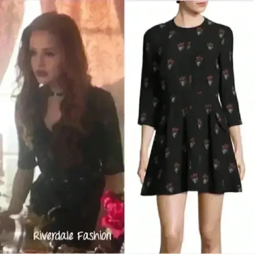 ALC Frank This is the “Terry” 3/4 sleeve silk mini dress by A.L.C in size 2