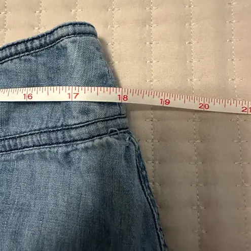 Sundance 100% Cotton lightweight denim skirt Size 14