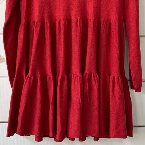 Matilda Jane Brilliant Daydream Love Me Tender Cardigan Sweater Red Small NEW