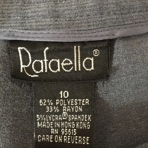 Rafaella Rafaela Grey Rayon Stretch High Waist pant! Nice