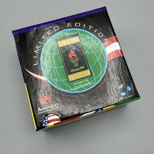 Ltd Usa Team 1996 Atlanta Olympic Games Pin 3D Celebrating 100 Years Modern Comp Size 0