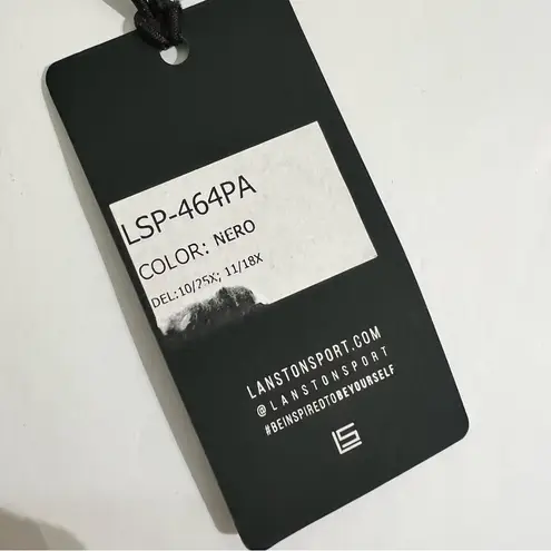 Lanston Sport Velour Velvet Black High