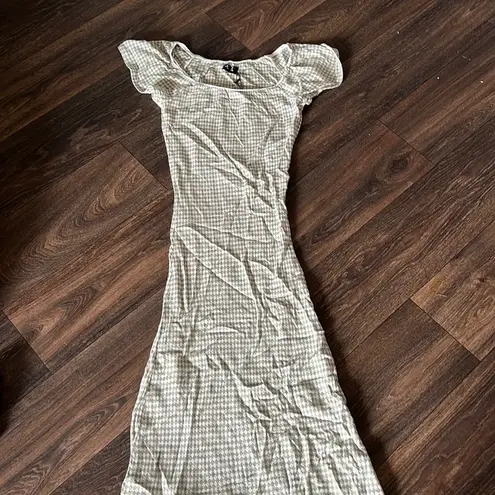 Thrills AALTO SQUARE NECK BIAS DRESS - EUCALYPTUS - Image 2