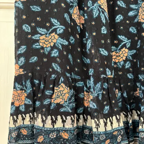 Ulla Johnson Marina Silk Floral Georgette Skirt Size 6