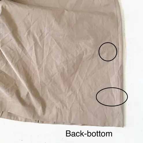 Snidel Beige Khaki Nude Trench Coat/Rain Coat Double