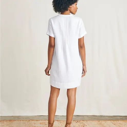 Faherty  Gemina Dress Large in white