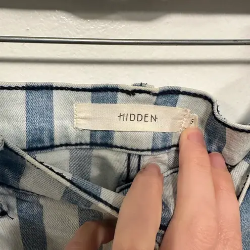Buckle Hidden shorts! High-rise striped shorts purchased from the women’s small